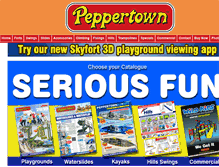 Tablet Screenshot of peppertown.com.au